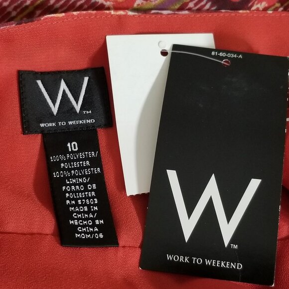 NEW  W Work To Weekend Hippie Boho Top Sz 10 Sleeveless Babydoll Chemise Blouse - Picture 8 of 13